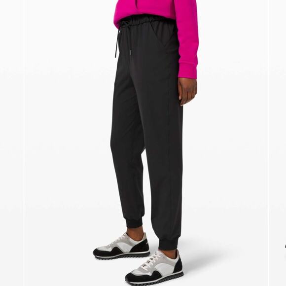 lululemon athletica Pants - Lululemon Black Keep Moving Joggers